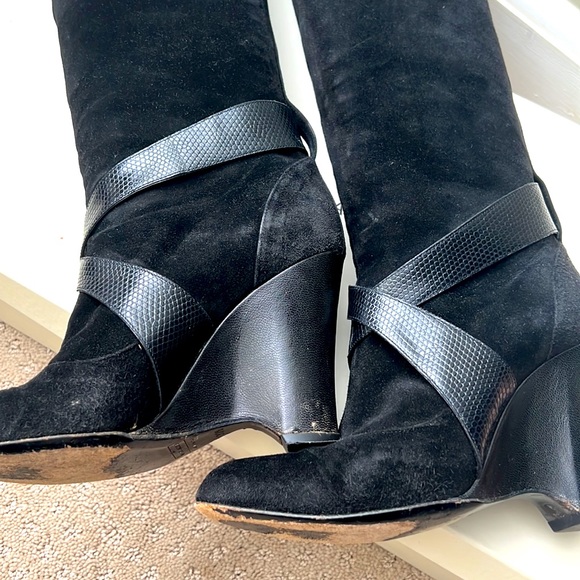 Original box with dust cover, Vintage Marc Jacobs Black Suede Boots. - Picture 8 of 9